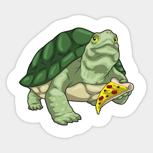 Turtle Pizza Sticker